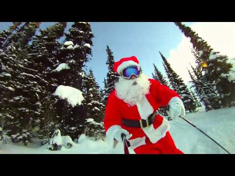 Santa Claus Skis Whistler, BC