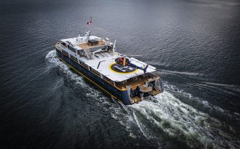 MV Cascadia in Port Hardy, British Columbia.